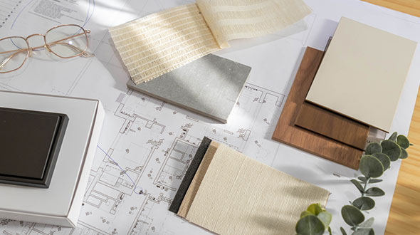 Moodboard voor interieur en tuin