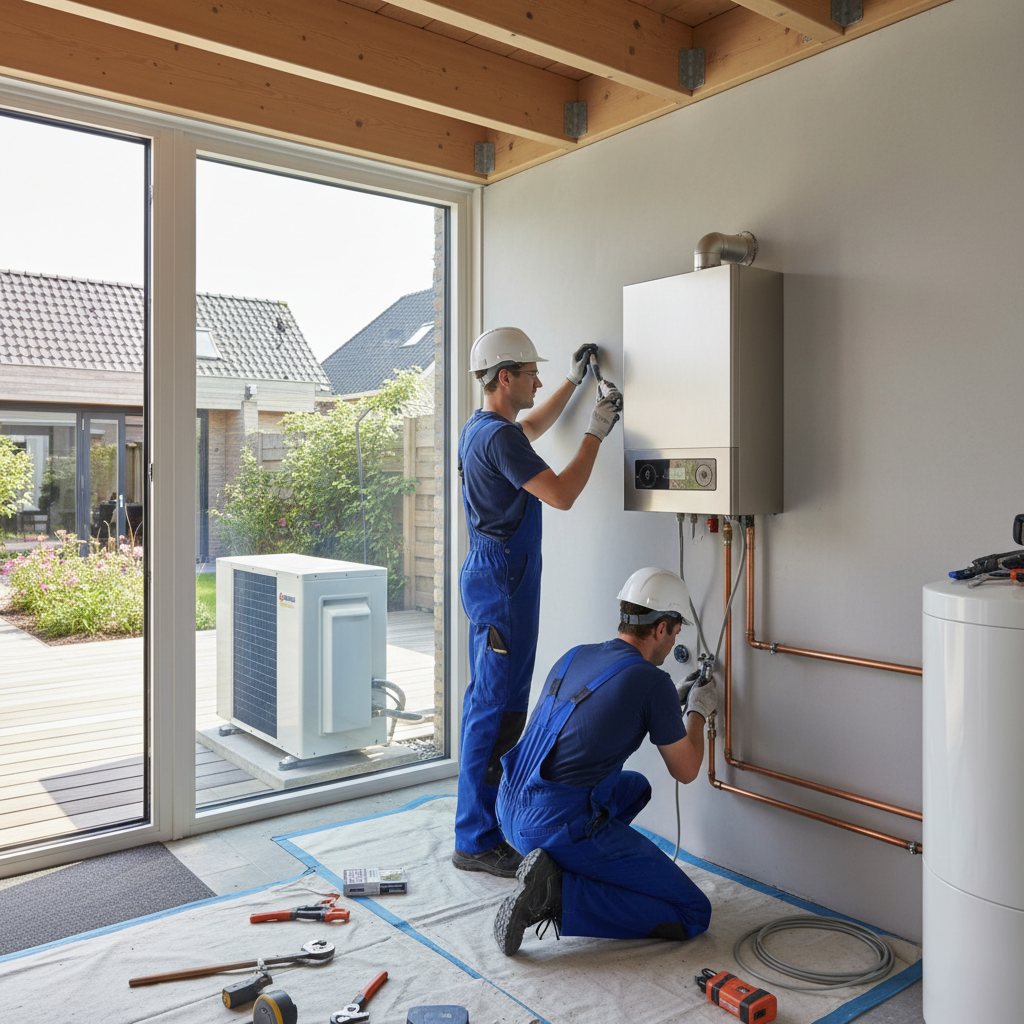Installatieproces van een Hybride Warmtepomp
