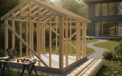 Stappenplan voor het bouwen van een schuur in de tuin: zo begin
