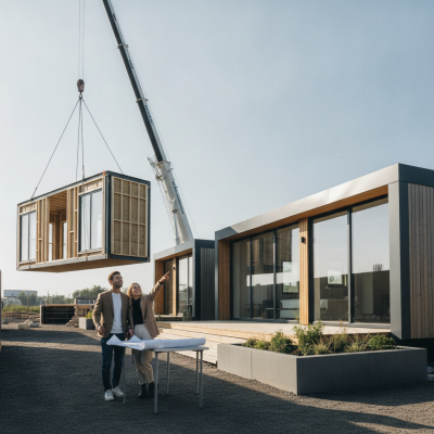 Modulaire woningbouw uitleg voordelen: snel en betaalbaar bouwen